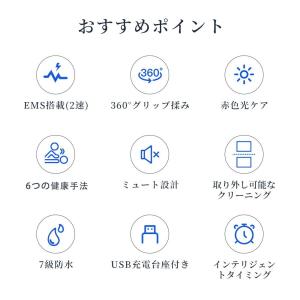 電動頭皮ブラシ 敬老の日 ヘッドスパ LED ...の詳細画像1
