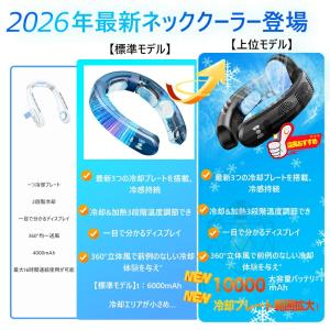 ネッククーラー 羽なし 扇風機 首かけ 首掛け...の詳細画像4