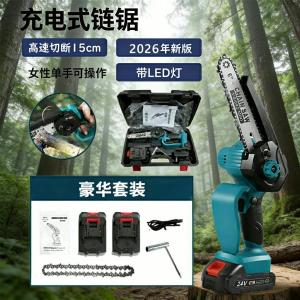 充電式 チェーンソー 小型 6インチ 電動ノコギ...の商品画像