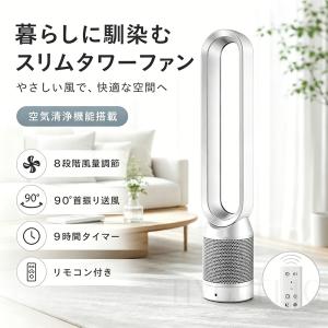 扇風機 羽なし 首振り 冷風機 空気清浄機 4...の詳細画像1