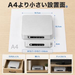 デスクトップパソコン 新品 超小型ミニPC W...の詳細画像4