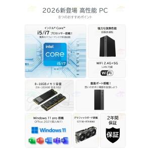 ゲーミングPC デスクトップパソコン パソコン...の詳細画像2