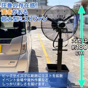 ミスト扇風機 工場扇 工業扇 扇風機 大型 業...の詳細画像3