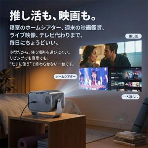 プロジェクター 小型 家庭用 天井投影 108...の詳細画像1