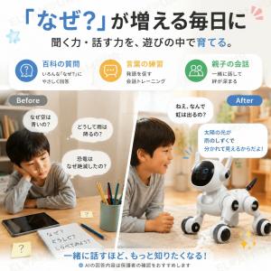2026最新 AI ロボット犬 ペットロボット...の詳細画像2