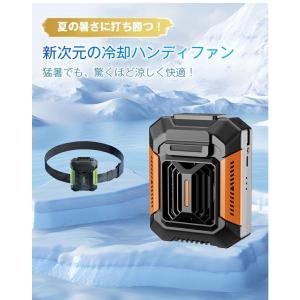 腰掛けファン 腰掛け扇風機 クリップファン 瞬...の詳細画像4