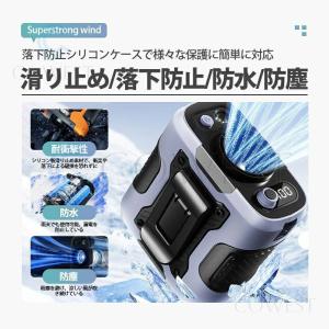 腰掛けファン 腰掛け扇風機 腰当て 首掛けファ...の詳細画像5