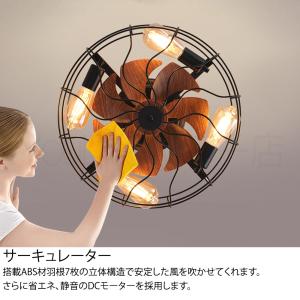 シーリングファンライト 照明 6畳 3色切り替...の詳細画像2