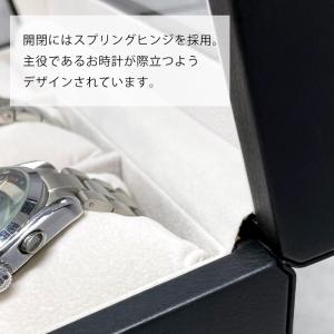 時計ケース 腕時計 収納ケース 6本用 黒合皮...の詳細画像5