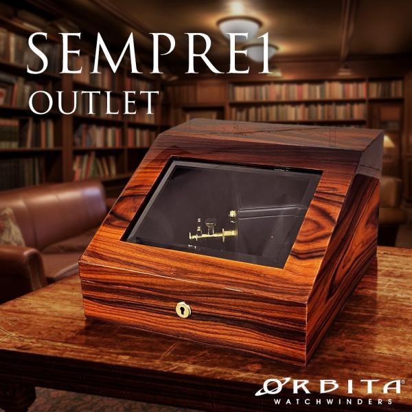 高級ウォッチワインディングマシーン 手巻き時計用オービタ ORBITA センプレ1 バール チーク ...