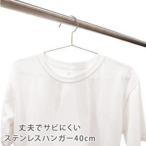 ステンレス ハンガー 40cm サビにくい おしゃれ 収納 ...