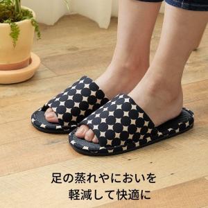 日本製 スリッパ かっこいい 蒸れない 炭 タ...の詳細画像1