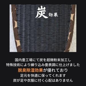 日本製 スリッパ かっこいい 蒸れない 炭 タ...の詳細画像4