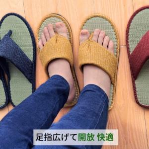 日本製 スリッパ 鼻緒 いぐさ たたみ 畳 夏...の詳細画像3