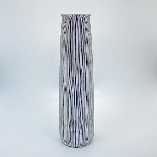 フラワーベース 花瓶  陶器 Belta ストリークベース ラウンドM