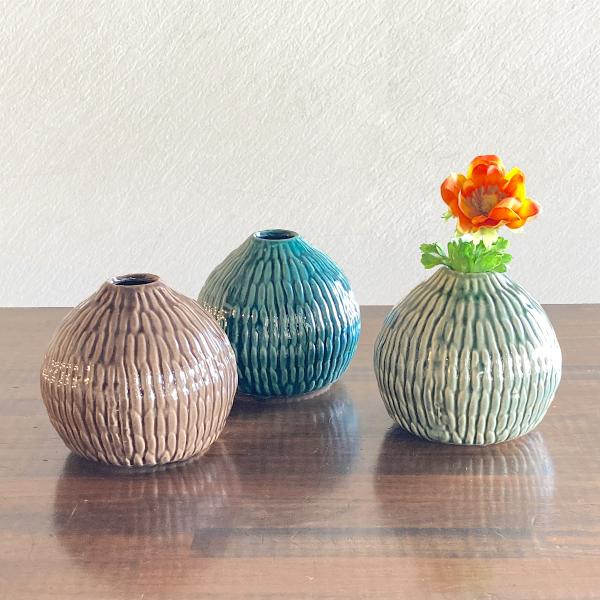 フラワーベース 花瓶 陶器 おしゃれ フォルビート