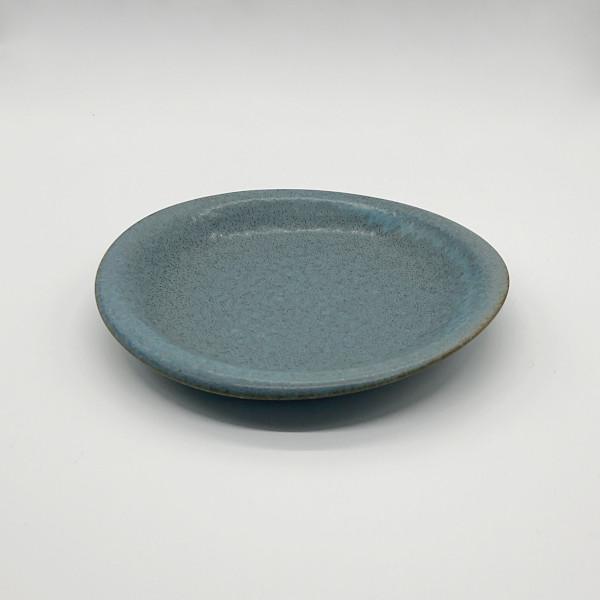 中皿 取皿 美濃焼 フレア プレート グレージュ・ブルー プレート S