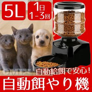 5L 自動給餌機　オートペットフィーダー　犬　猫　フードディスペンサー