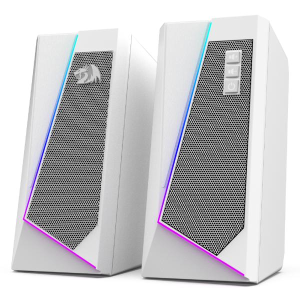 REDRAGON GS520W ゲーミングスピーカー ホワイトモデル 海外版