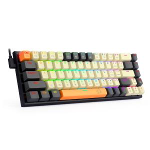 REDRAGON レッドラゴン FIZZ RGB ゲーミングキーボード クリアブラック