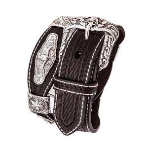 カービングレザーガンベルト 38口径用 (ナチュラル) GB-38NAT 34-42