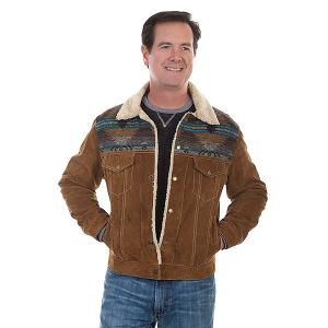 フリンジ付きスエードジャケット FRINGE BOAR SUEDE JACKET メンズ