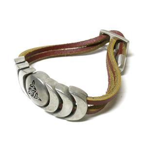 レザーブレスレット メンズ レディース インディアンジュエリー