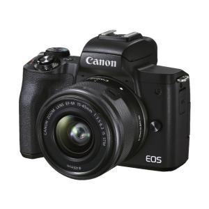CANON デジタル一眼カメラ EOS Kiss M2 EF-M15-45 IS STM レンズキット [ブラック]｜youplan