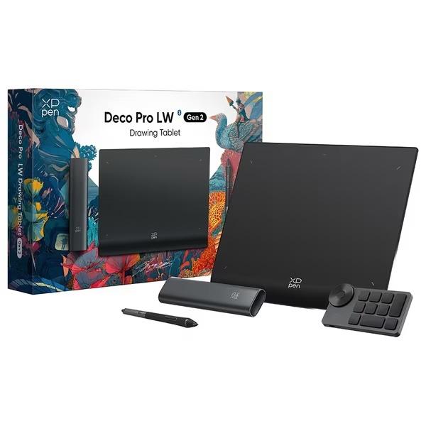 XP-Pen ペンタブレット Deco Pro LW (Gen 2) DPDTG2LW [ブラック+...