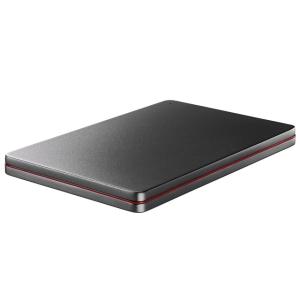 IODATA 外付け ハードディスク HDPX-UTSC1K [Black×Red]