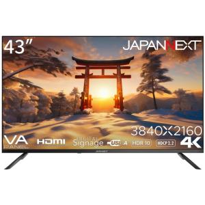 JAPANNEXT PCモニター・液晶ディスプレイ JN-V43UHDR-U [43インチ]