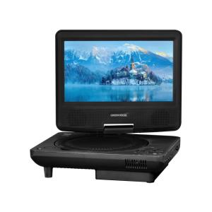 グリーンハウス ポータブルDVDプレーヤー GH-PDV7R-BK