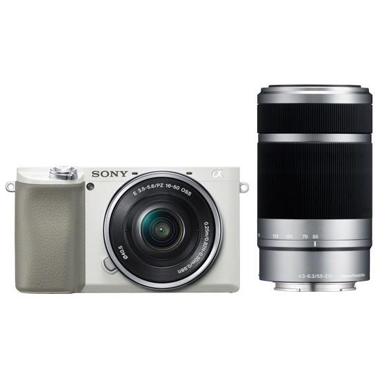 SONY デジタル一眼カメラ α6100 ILCE-6100Y ダブルズームレンズキット [ホワイト...