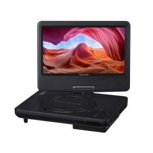 グリーンハウス ポータブルDVDプレーヤー GH-PDV9R-BK