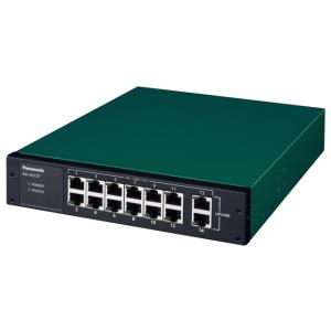 パナソニック スイッチングハブ(ネットワークハブ) GA-AS12T PN25121 [グリーン/ブ...