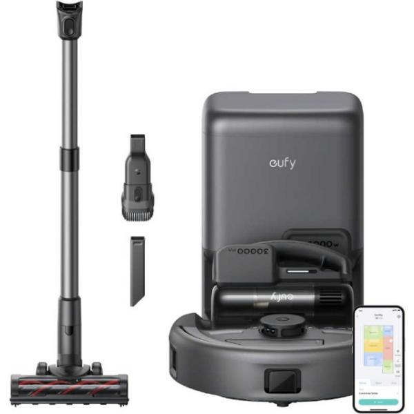 ANKER 掃除機 Eufy Robot Vacuum 3-in-1 E20 T2070511 [ブ...