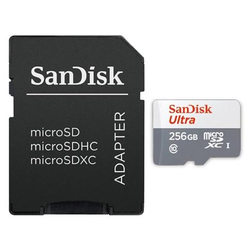 SANDISK ゲーム周辺機器 ウルトラ microSD UHS-Iカード 256GB SDSQUN...