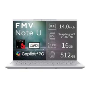 富士通 ノートパソコン FMV Note U UQ-L1 FMVUQSL1WA [シルバーホワイト]