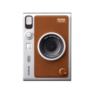 富士フイルム インスタントカメラ instax mini Evo チェキ USB Type-C対応 [ブラウン]