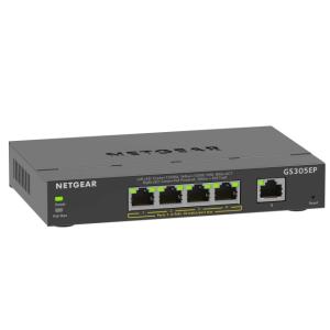 NETGEAR スイッチングハブ(ネットワークハブ) GS305EP-100JPS