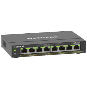 NETGEAR スイッチングハブ(ネットワークハブ) GS308EP-100JPS