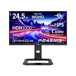 Titan Army PCモニター・液晶ディスプレイ P245MS+ [24.5インチ ブラック]