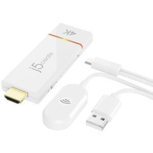 j5 create ワイヤレスディスプレイアダプタ ScreenCast JVAW76 [ホワイト]