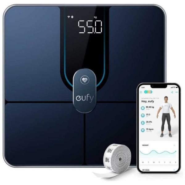 ANKER 体重計・体脂肪計・体組成計 Eufy Smart Scale P2 Pro T9149N...