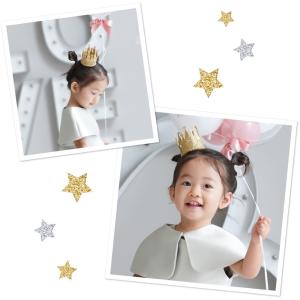 ベビー クラウン 王冠 赤ちゃん ヘッドアクセ...の詳細画像4