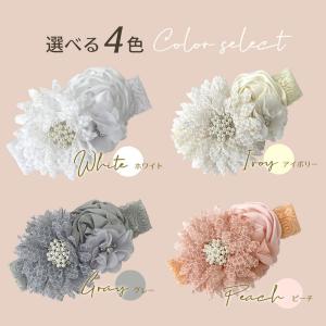 ベビー ヘアバンド フラワー 赤ちゃん 髪飾り...の詳細画像3