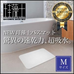 珪藻土バスマット　珪藻土　大判　速乾　バスマット　おしゃれ　Mサイズ　約45×35cm　送料無料(bath-keisoudo-wake-m)