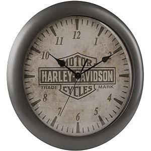 ハーレーダビッドソン コアトレードバー &amp; シールドロゴクロック 11インチ HDX-99105