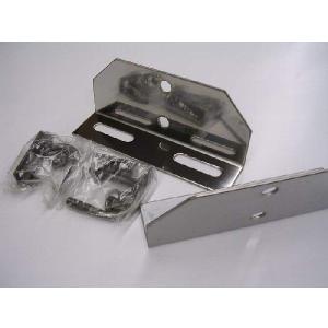 ステンレスパイプ製 アンテナ基台 トラックハイルーフ用 90度 （代引き