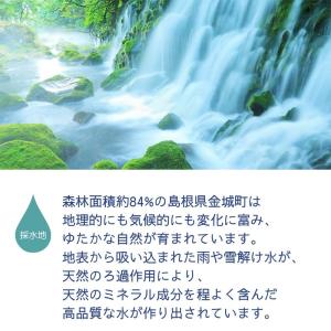 天然水 シリカ 純天然のアルカリイオン水 金城...の詳細画像3
